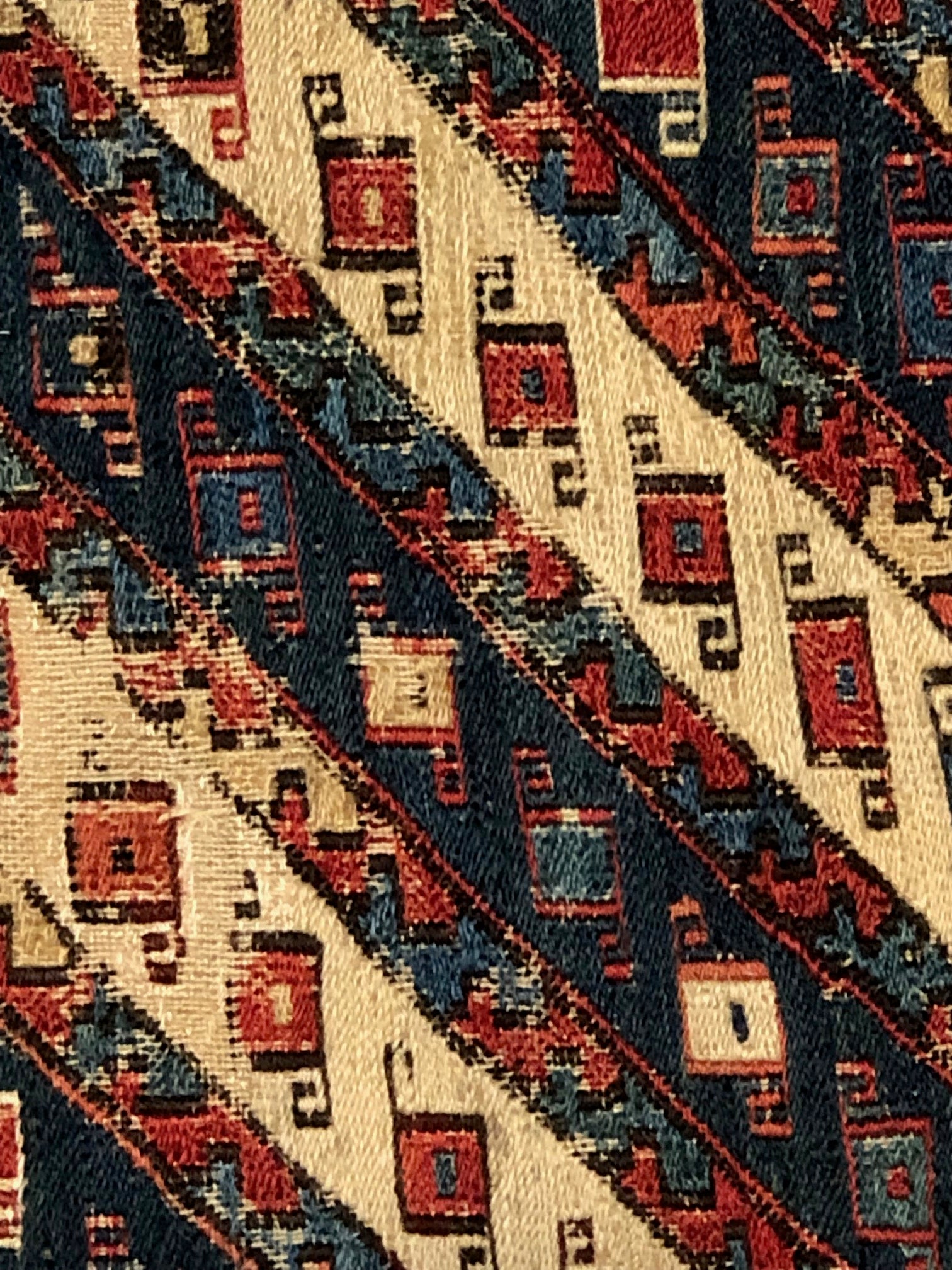 38219 Antique Caucasian Sumak Bagface