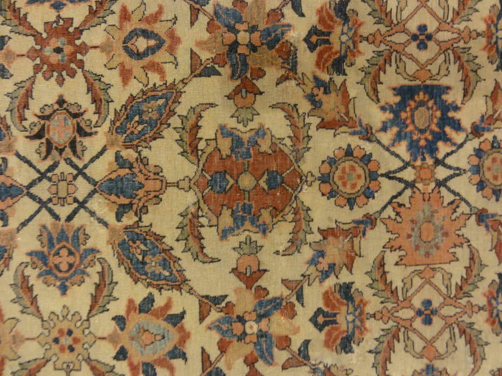 Extraordinarily Finely Knotted Exemplary Farahan Rug 30217