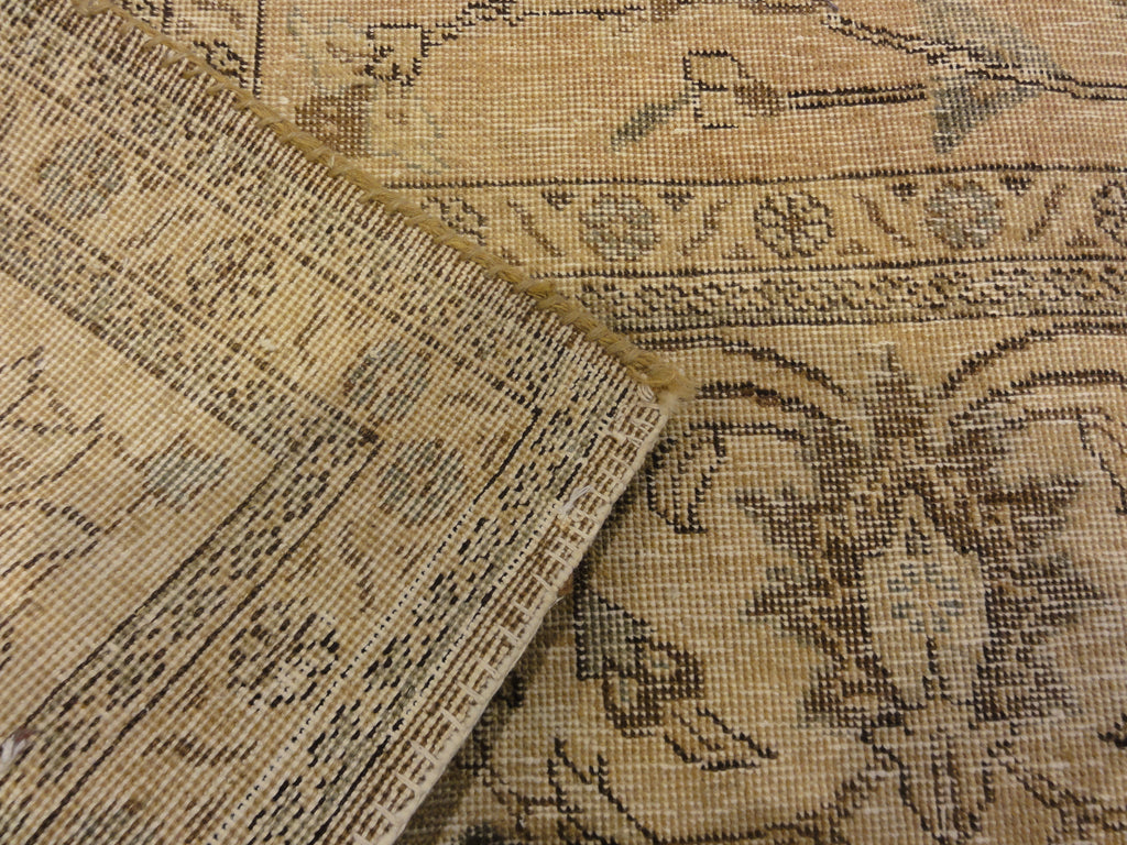 30194 Antique Beige and Pink Persian Tabriz