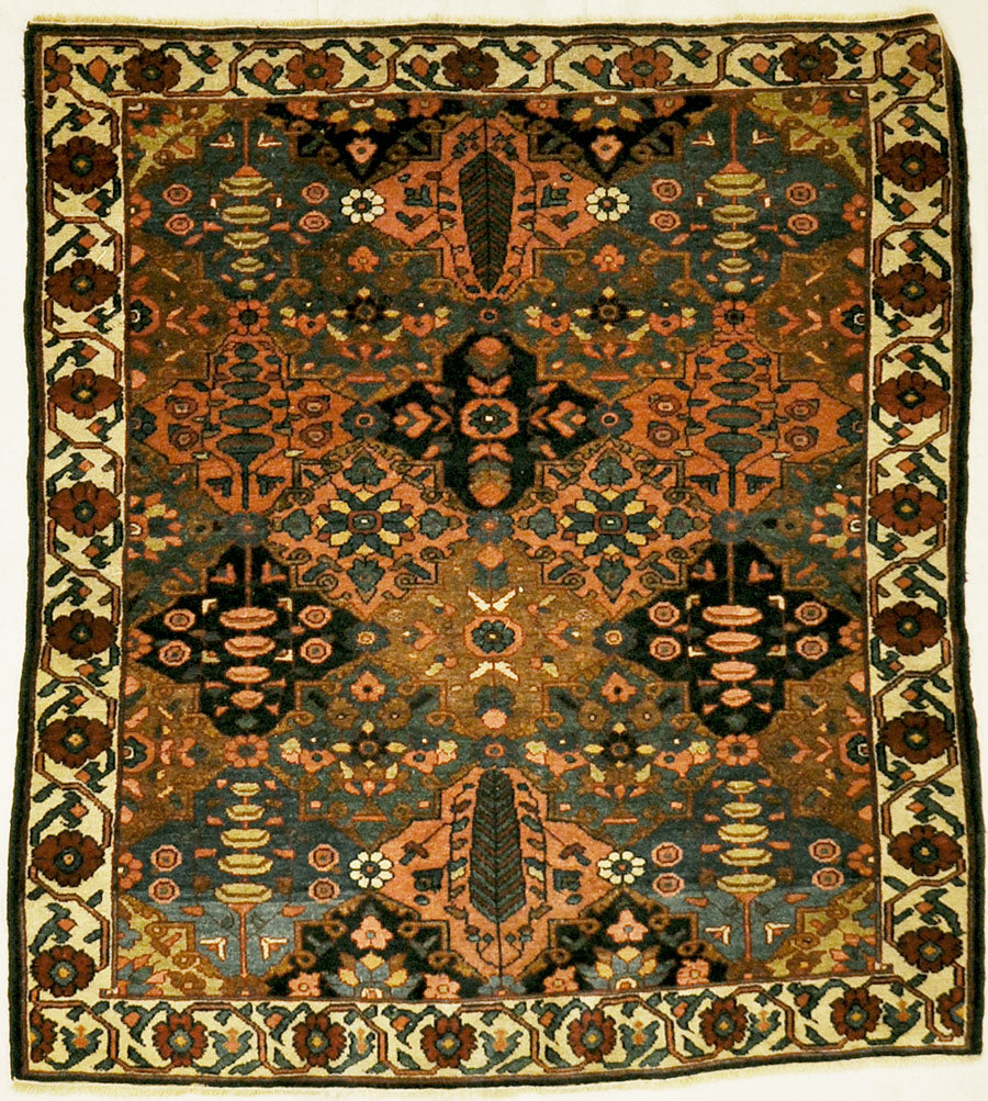 Fine Antique Bakhtiari Rug-Rugs & More-Santa Barbara Design Center