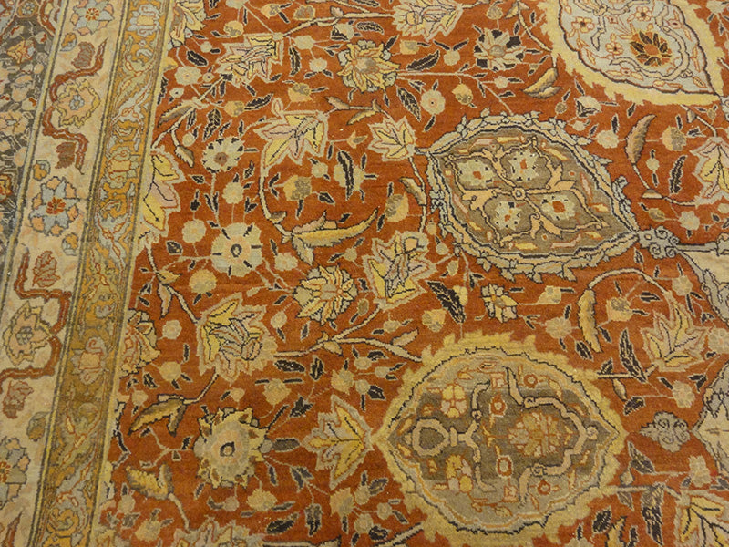 Antique Haji Jalili Tabriz Rug 43705