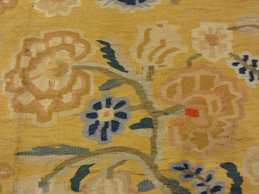 Beautiful Antique Bessarabian Kelim Rug. A piece of genuine authentic woven carpet art sold by Santa Barbara Design Center Rugs and More.