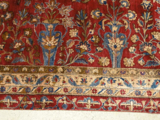 33669 Silk Kashan Antique