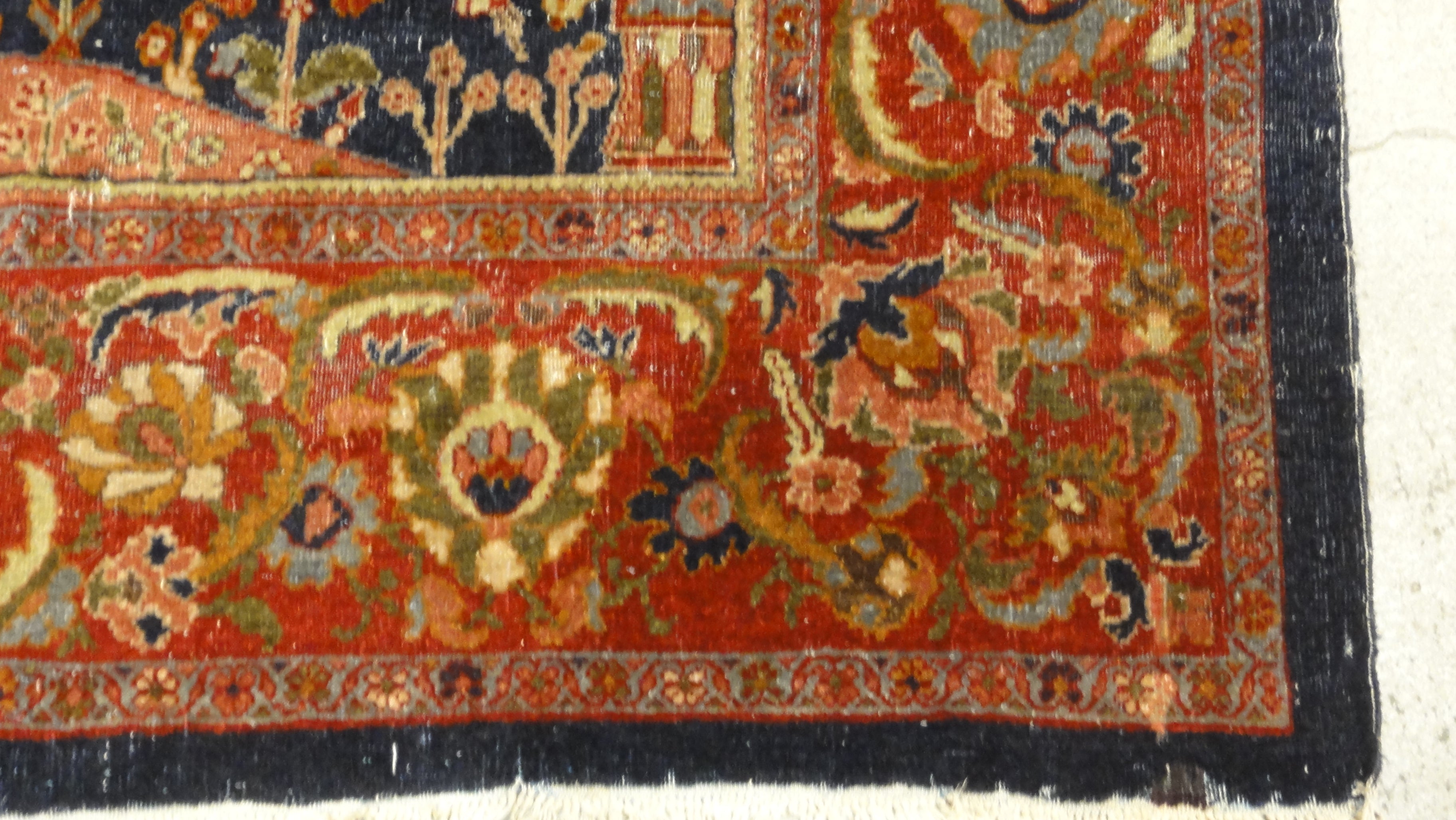 Rare Antique Mille Fleurs 34520