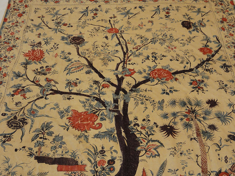 31742 Early 18th. Century Palampore Tree Of Life Coromandel coast