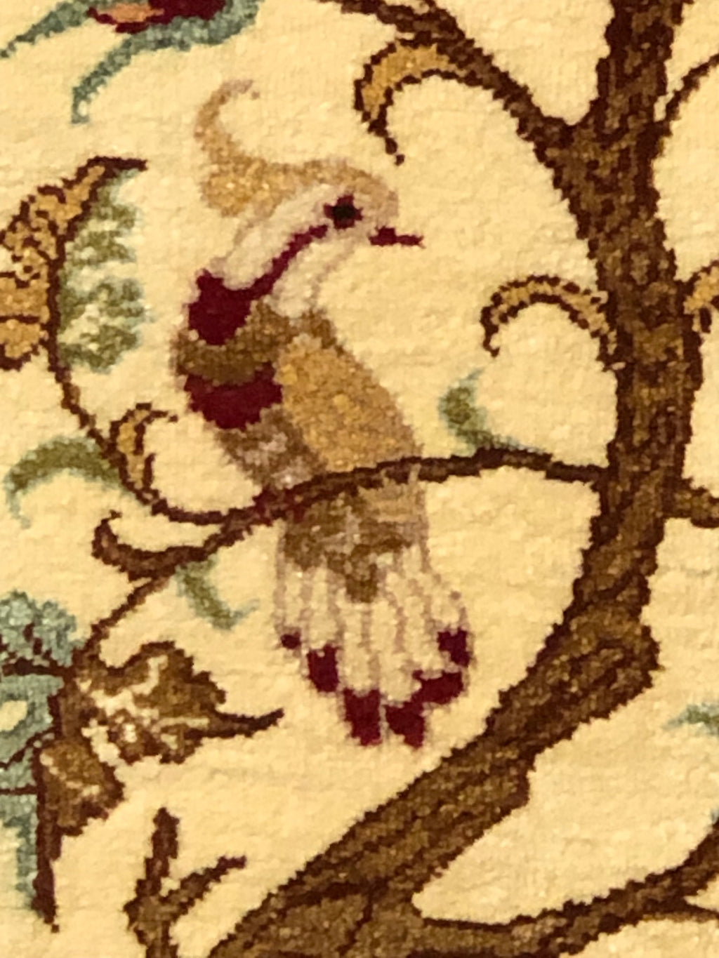 Vintage Fine Persian Silk Rug 37909