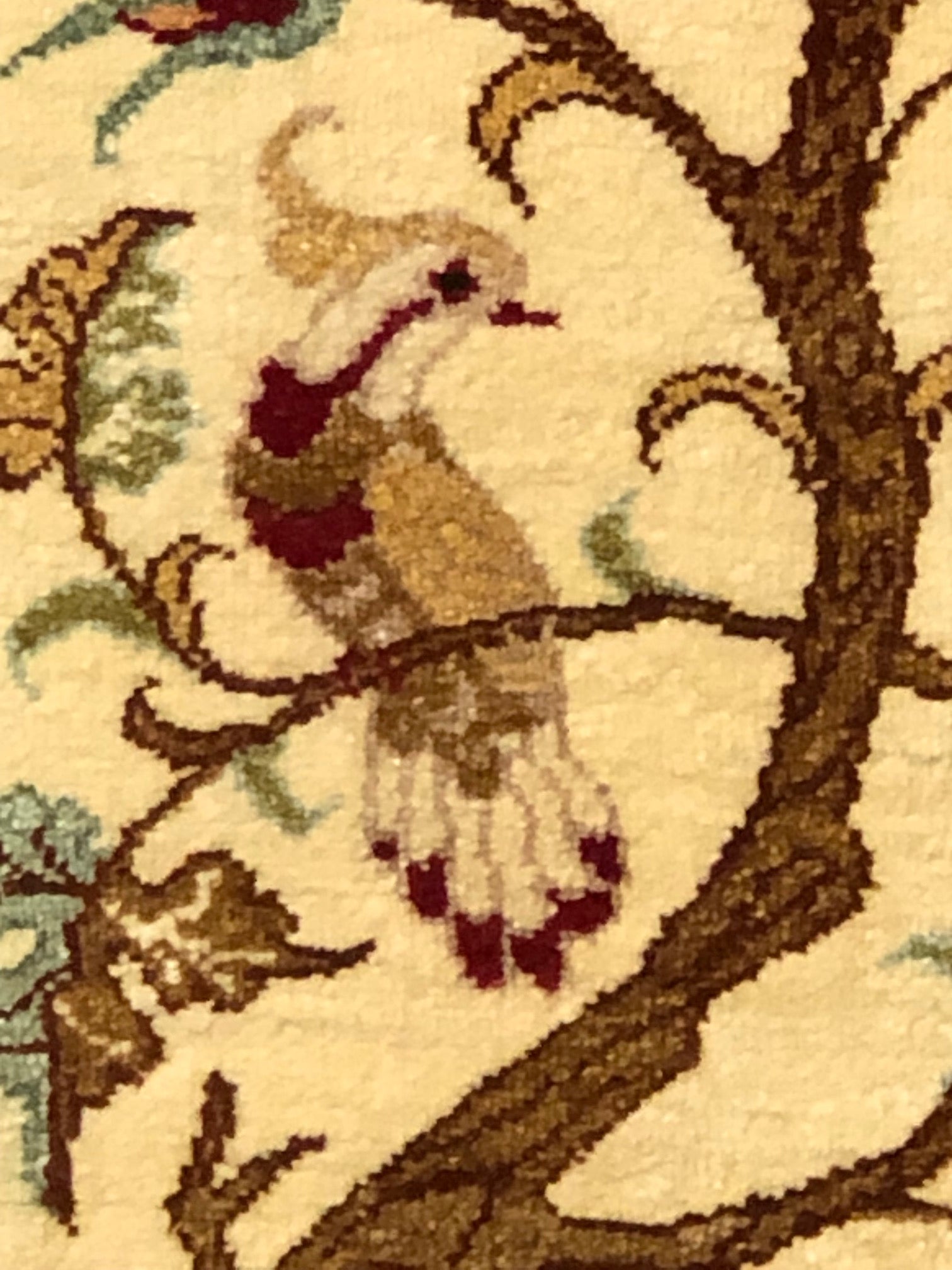 Vintage Fine Persian Silk Rug 37909