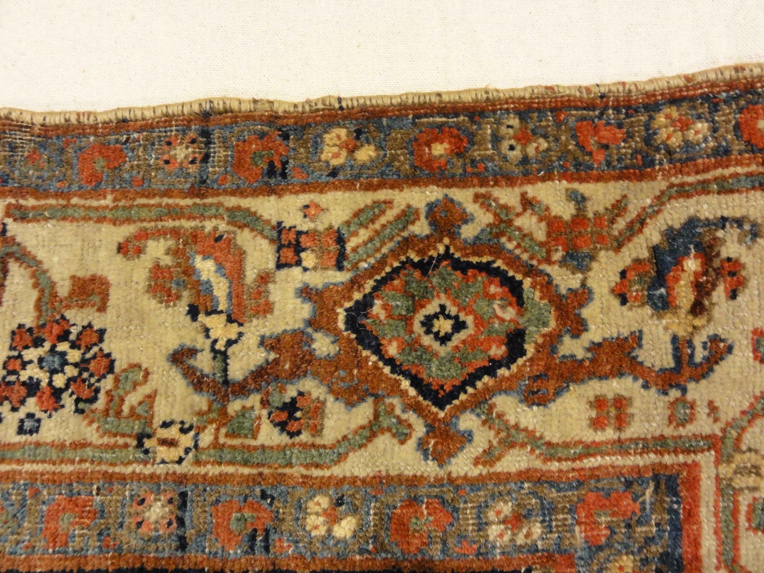Antique Halvai Bijar Mid 19th Century Wool Foundation Rug 30131