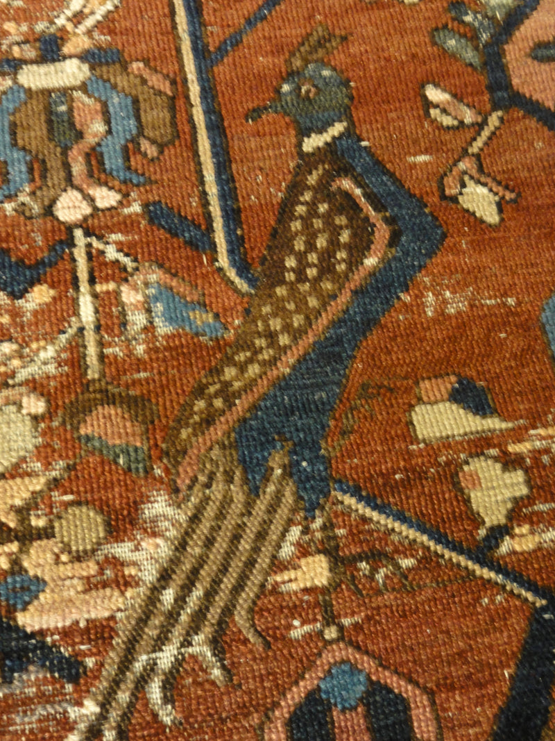 Rare Antique Bakhtiari Rug 35917