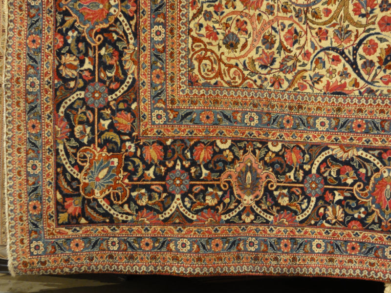 Rare Antique Dabir Kashan 35496