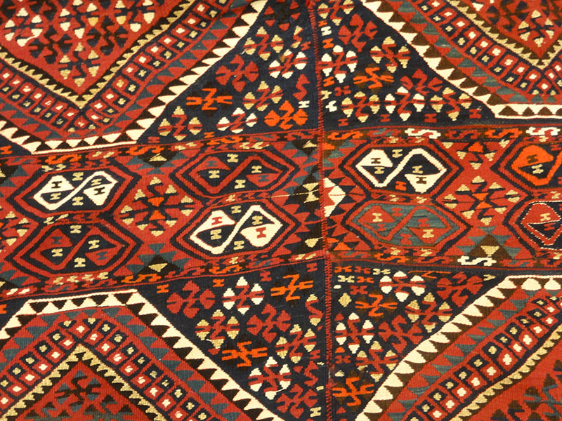 Antique Sivas Kilim with metal tread 31696