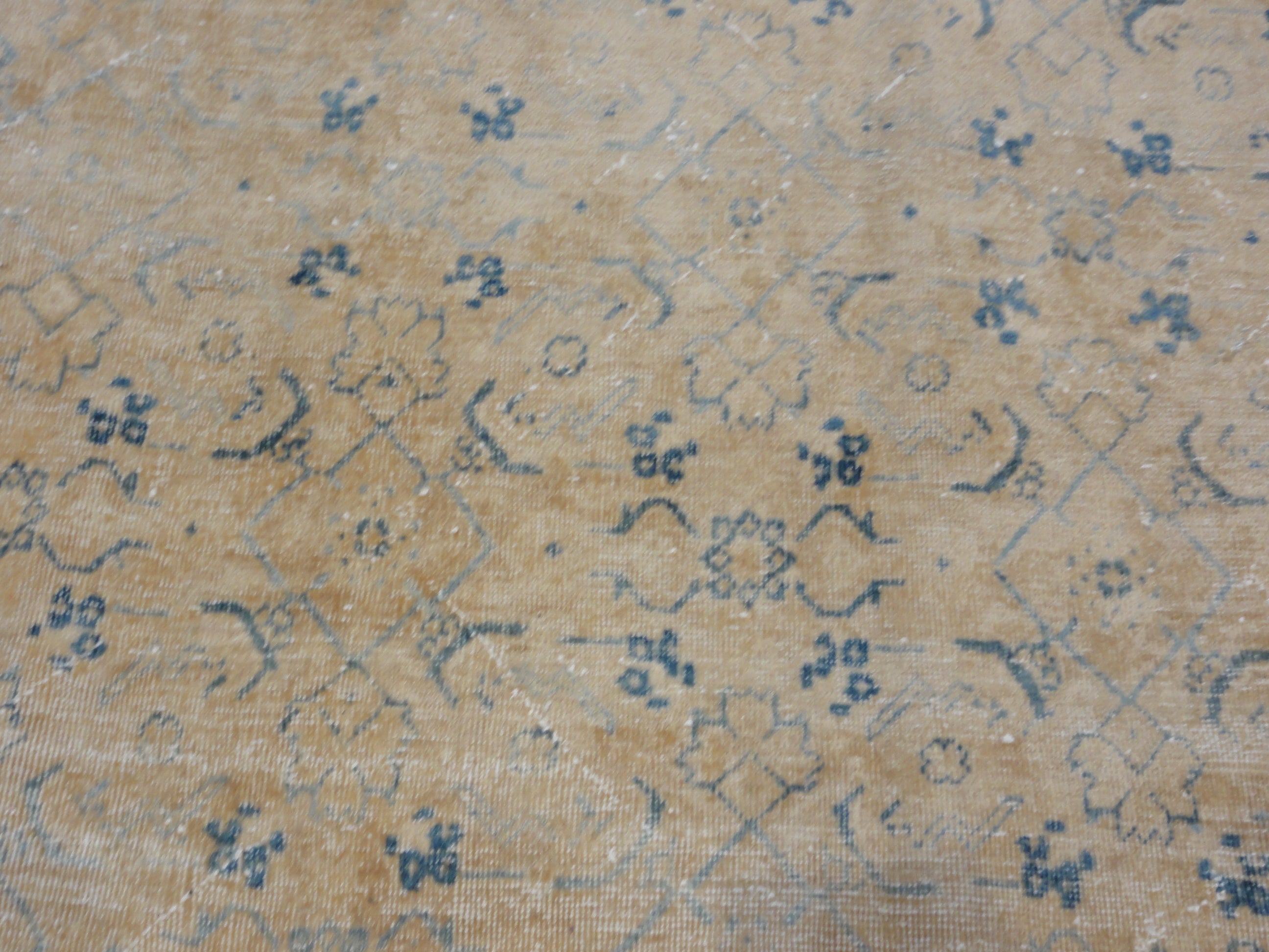 34860 Antique Vintage Tabriz Rug