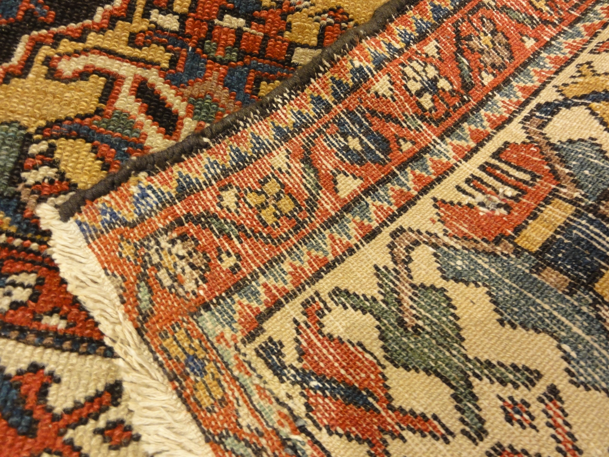 Rare Bakhtiari Rug Woven by Armenians feat. Cypress and Weeping Willow Trees 30657