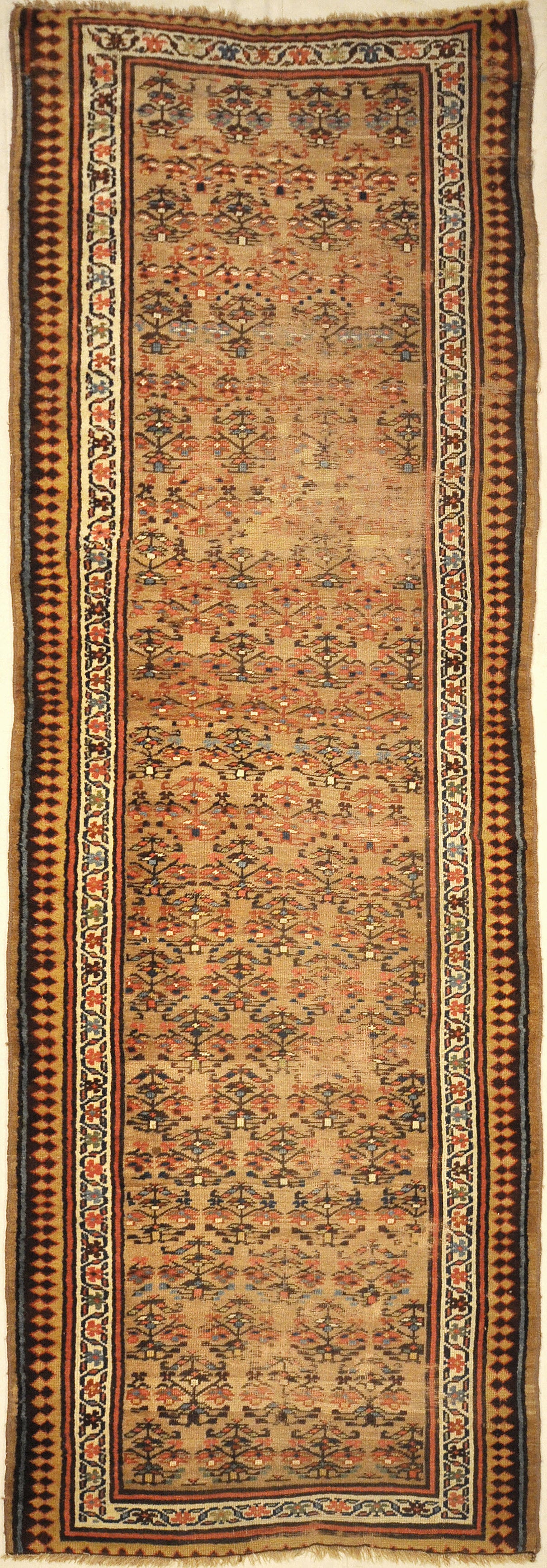 Antique Sarab Rug. A piece of genuine antique authentic woven carpet art sold by Santa Barbara Design Center Rugs and More.