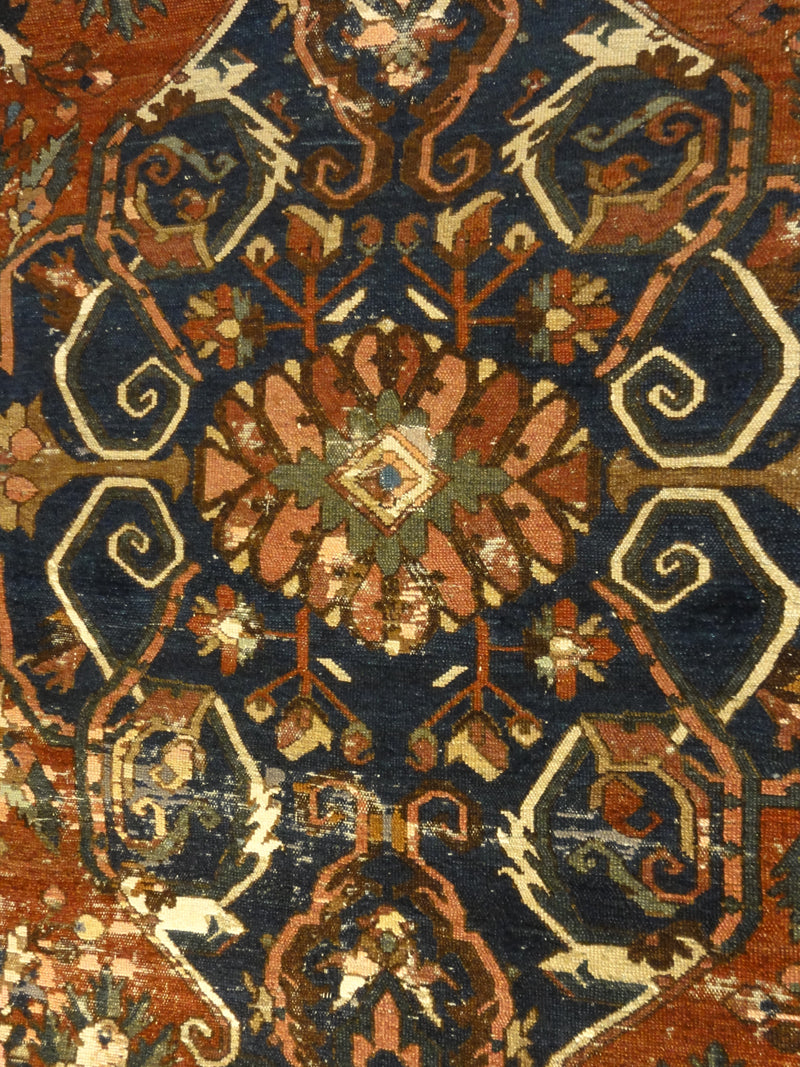 Rare Antique Bakhtiari Rug 35917