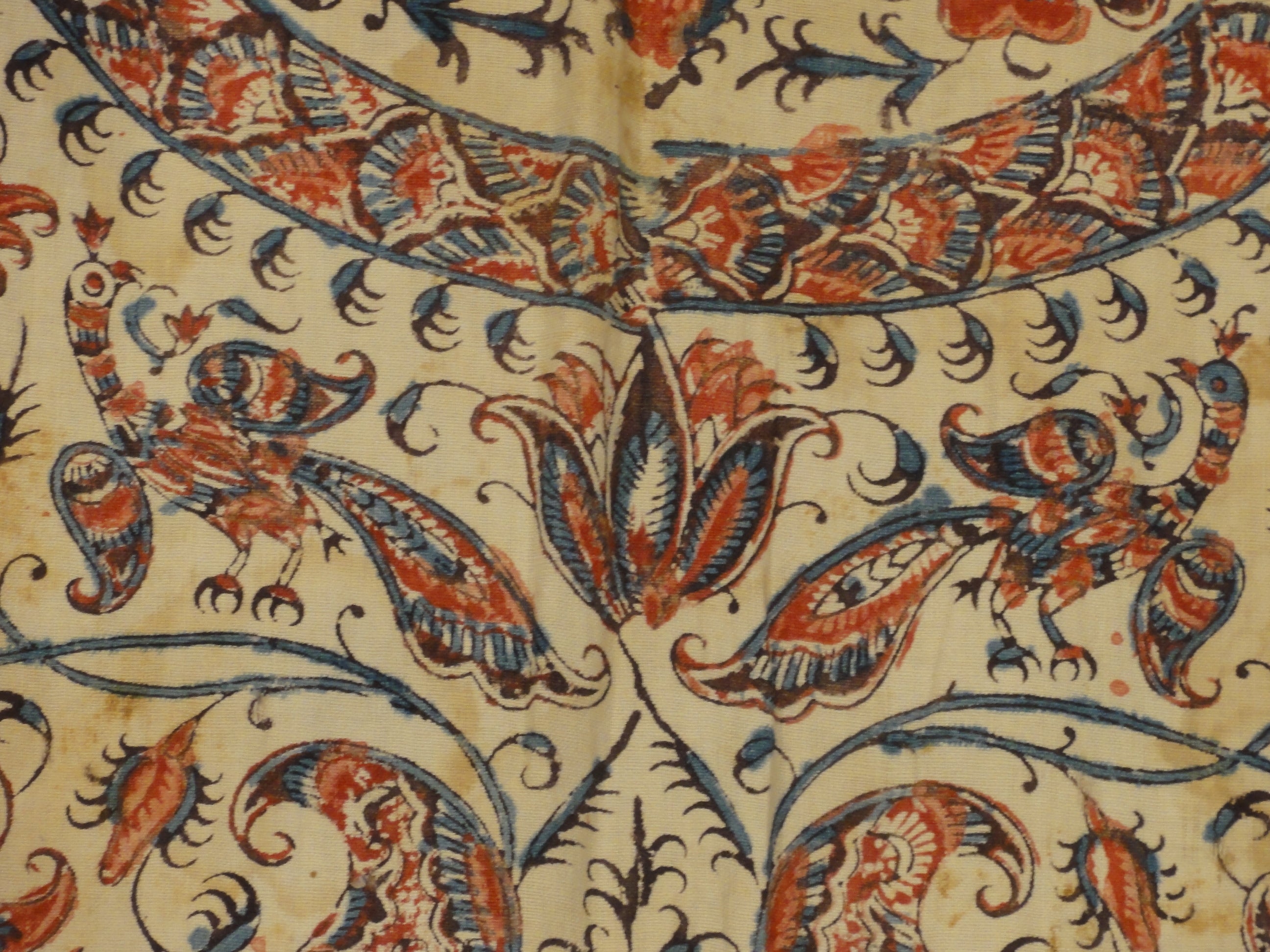 30638 Important Antique Persian Qhalamkari Textile