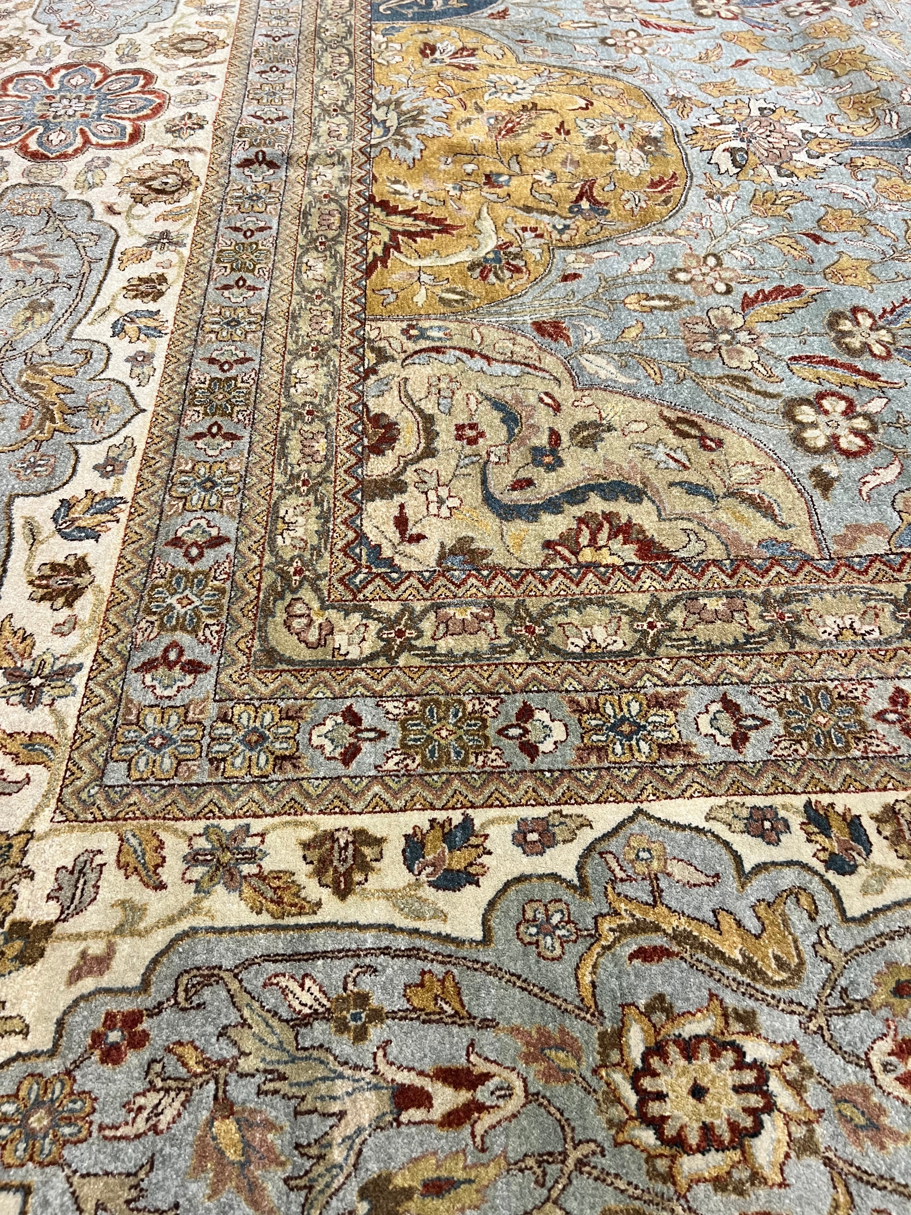 Finest Haji-Jalili Tabriz all organic dyes and hand sput wool 29182