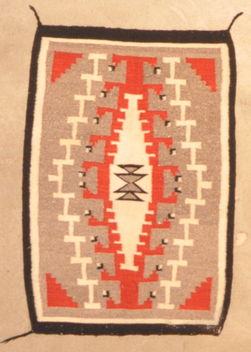 27884 vintage Native Navajo Rug