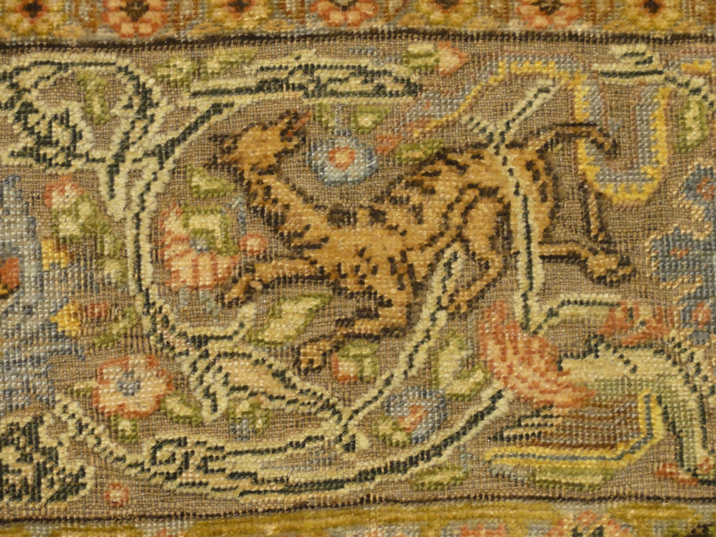 important Gift to Tzar of russia made with gold, silver and silk treads in Garden of Paradise design 30636