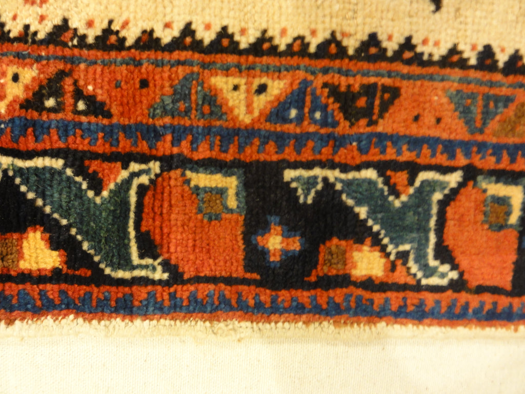 Antique Persian Afshar with All Over Floral Genuine Authentic Intricate Woven Carpet Art Santa Barbara Design Center Rugs and More