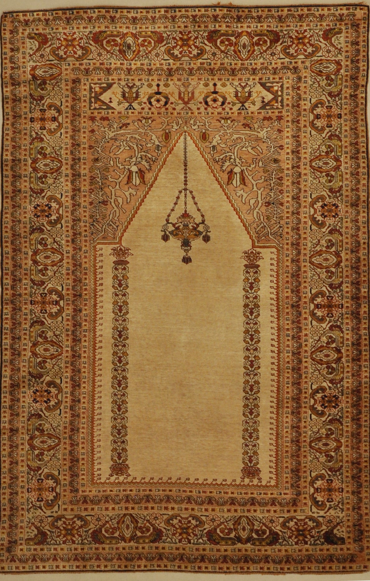 Antique Goerdes Prayer Rug Santa Barbara Design center 30025