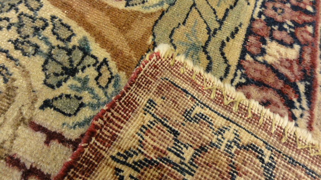 Antique Tree of Life Kerman Rug 34559