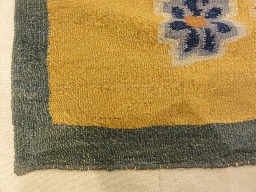 Beautiful Antique Bessarabian Kelim Rug. A piece of genuine authentic woven carpet art sold by Santa Barbara Design Center Rugs and More.