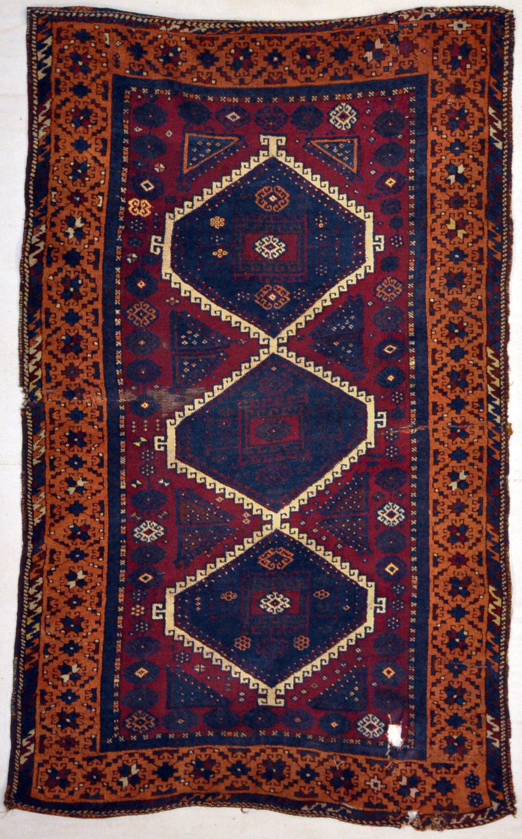 Antique Colorful Turkish Rug 30064