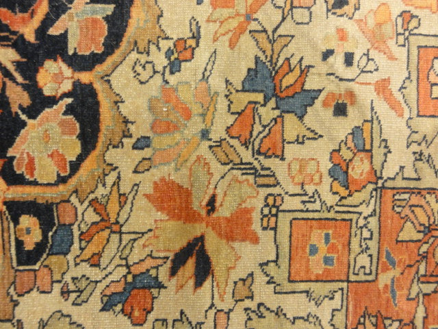 Small Antique Persian Sarouk Farahan 30108