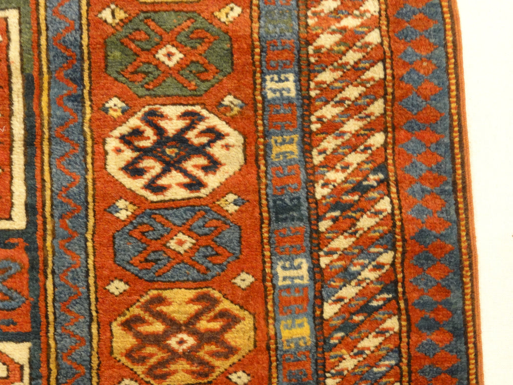 30642 Antique Karachof Kazak Prayer Rug in mint condition ca. 1870