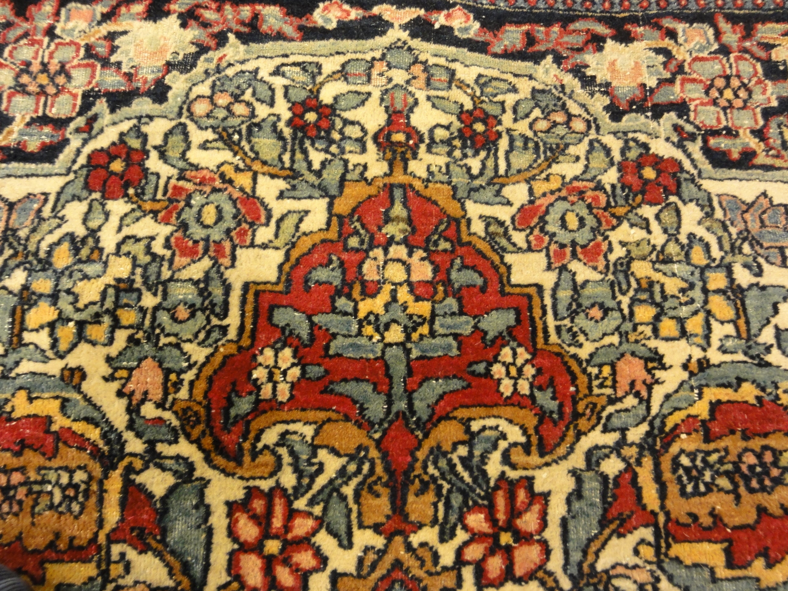 Antique Kerman Rug Circa 1890 36243