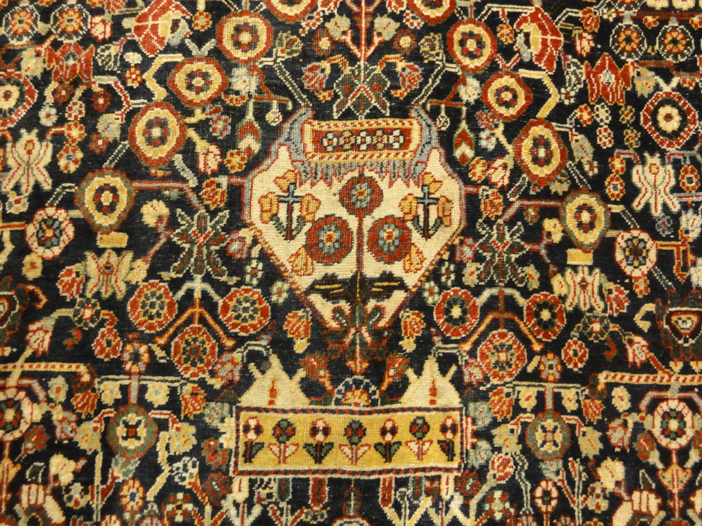 Very Rare Antique millefleure Qashqai 1001 Flowers Rug 30699