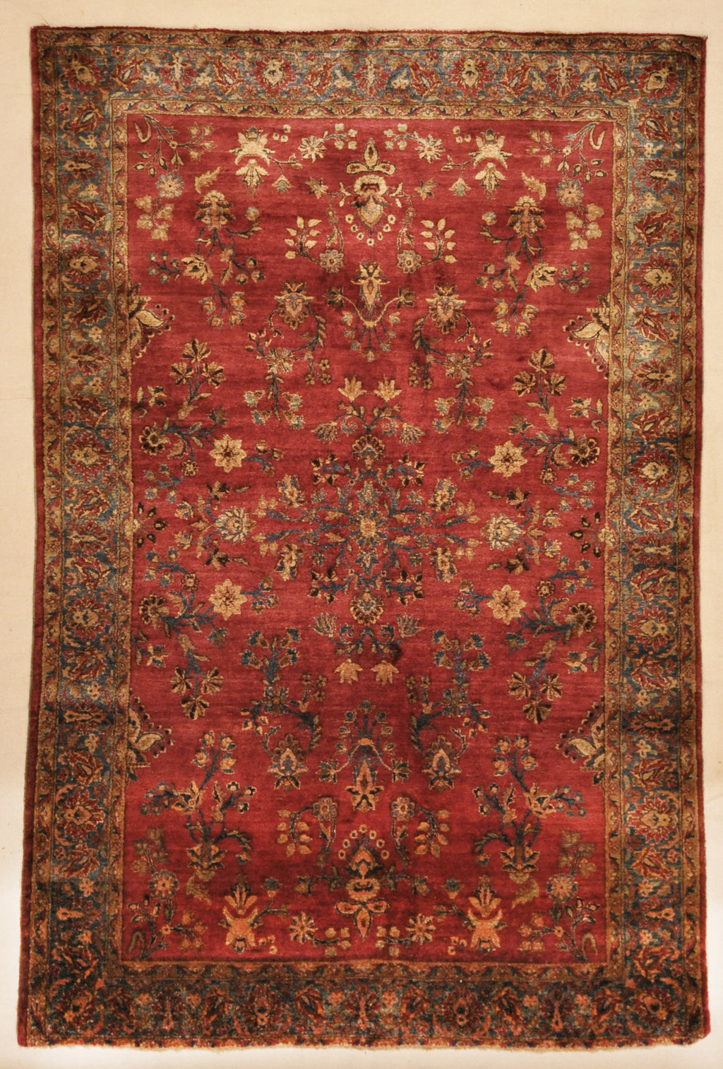 Antique Finest Silk Persian Kashan ca.1890 30044