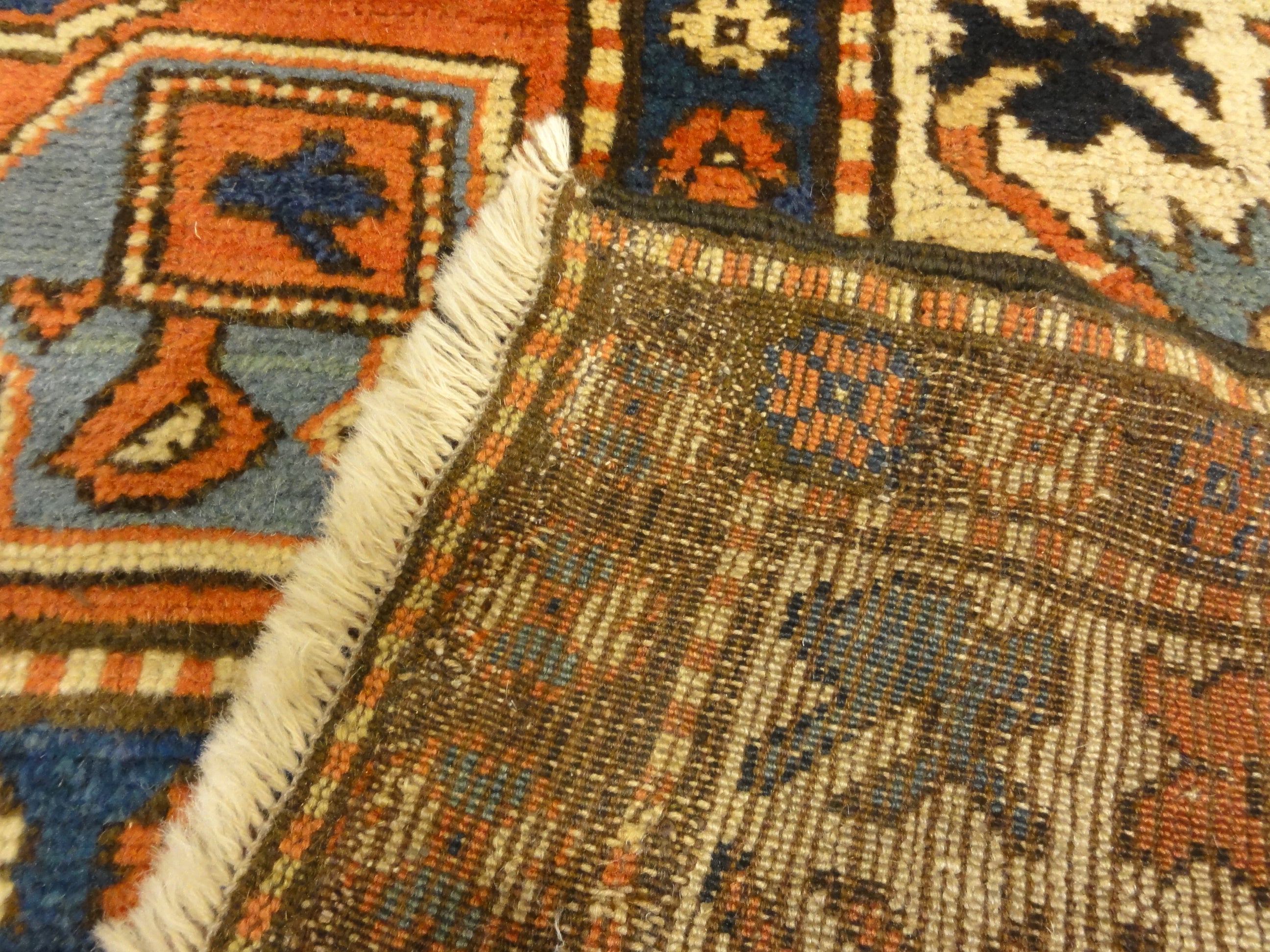 30538 Antique Rare Cloudband Caucasian Chondzoresk Rug