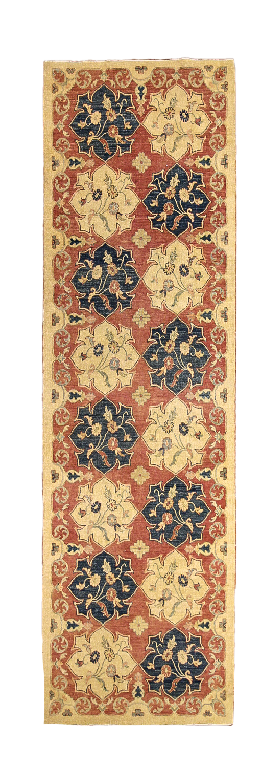 Antique Isphahan Runner 34950