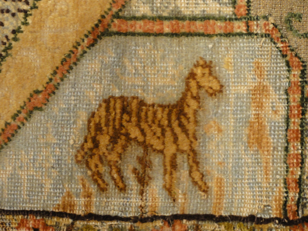 important Gift to Tzar of russia made with gold, silver and silk treads in Garden of Paradise design 30636