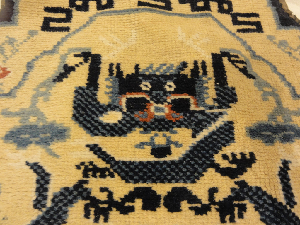 33300 Antique Chinese Dragon Seat Cover