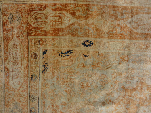 Rare 1800s Classical Silk Tabriz from Northwest Persia 30033