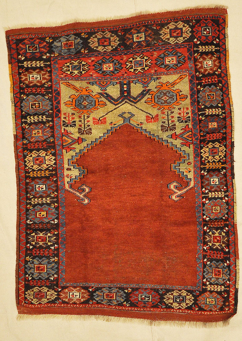 Antique Turkish Mujur Ca. 1930 Rugs & More - Santa Barbara Design Center
