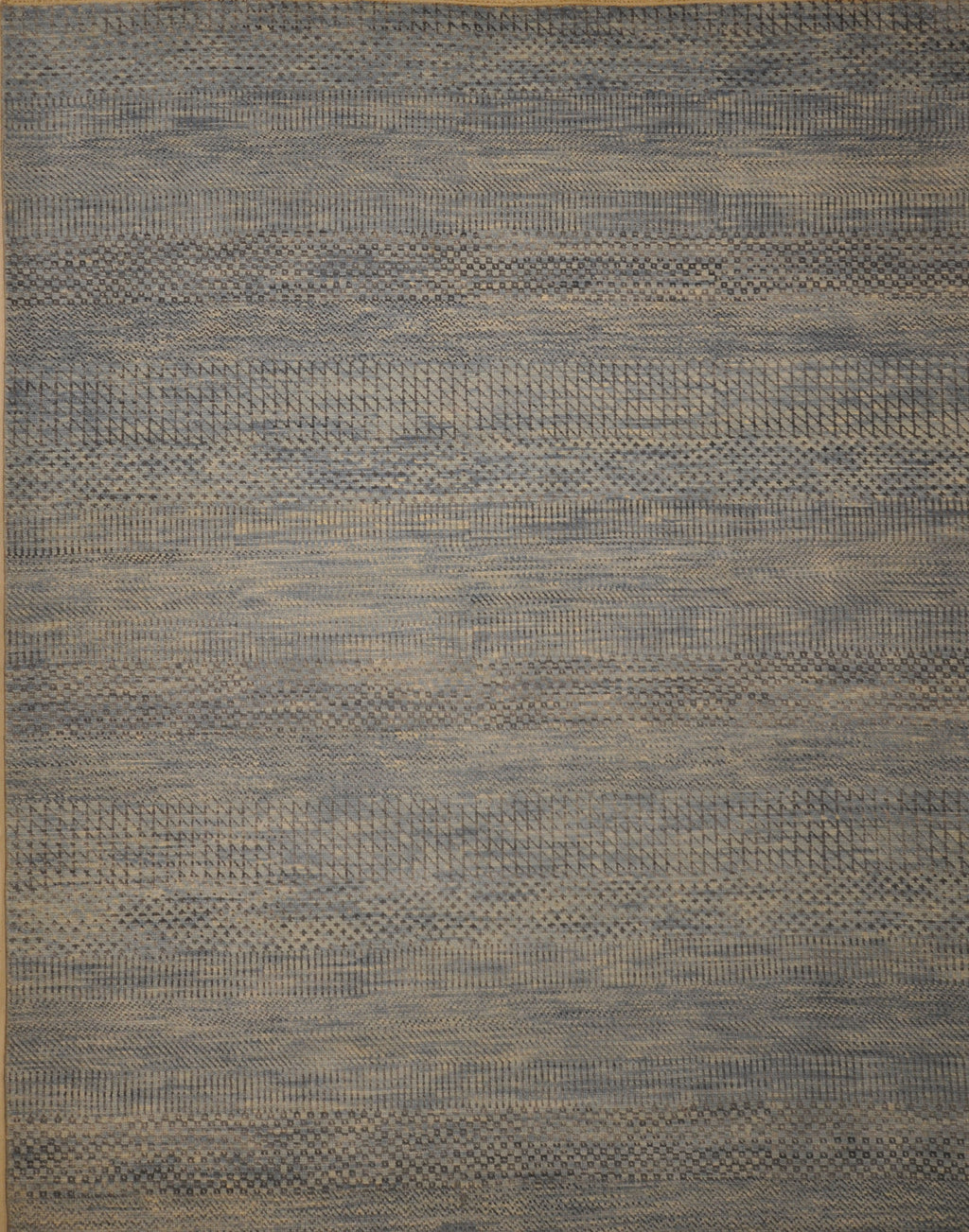 Grey Modern Patterned Rug