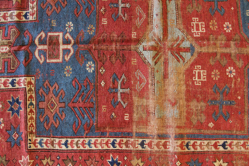 Antique Shirvan Fakhralou Prayer Rug 38227