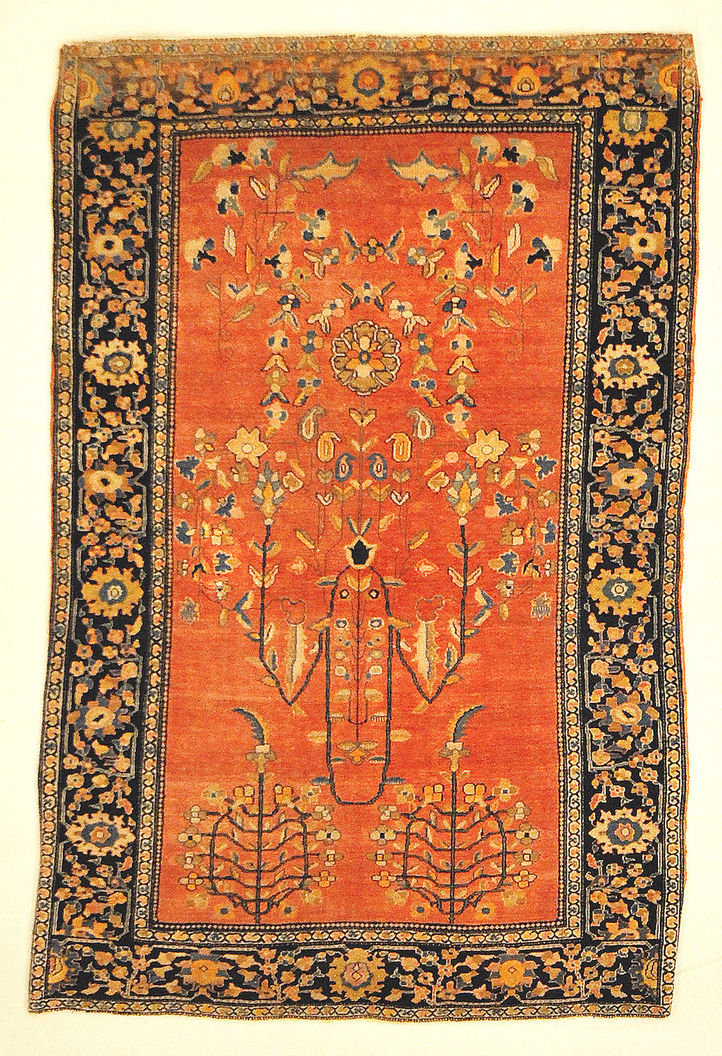 Unique Exemplary Sarouk Farahan Finest of its Kind Genuine Authentic Woven Carpet Art Santa Barbara Design Center Rugs and More