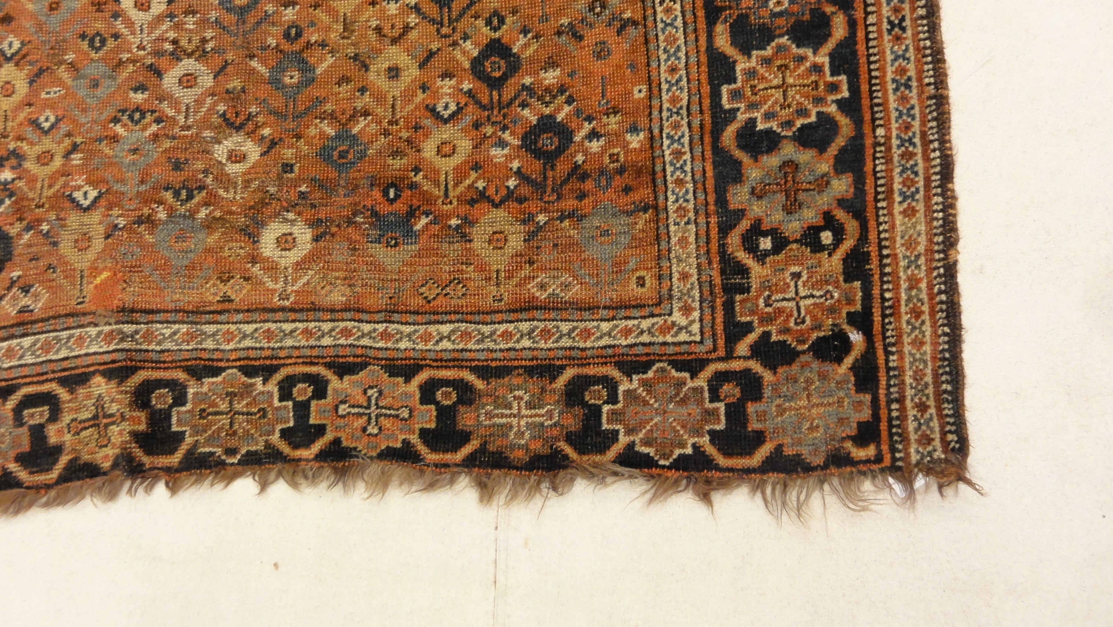 Antique Khamseh Rug 34583