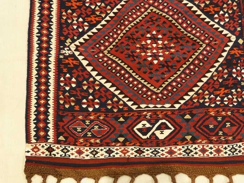 Antique Sivas Kilim with metal tread 31696