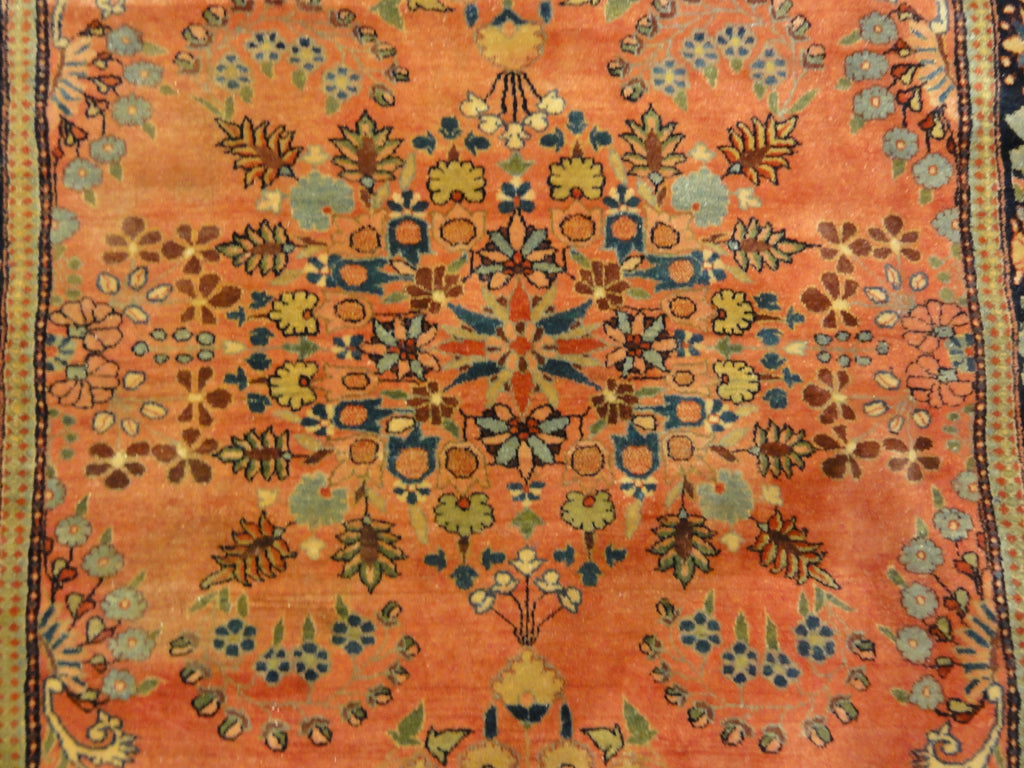 36229 Antique finest Mohajeran Sarouk in full pile