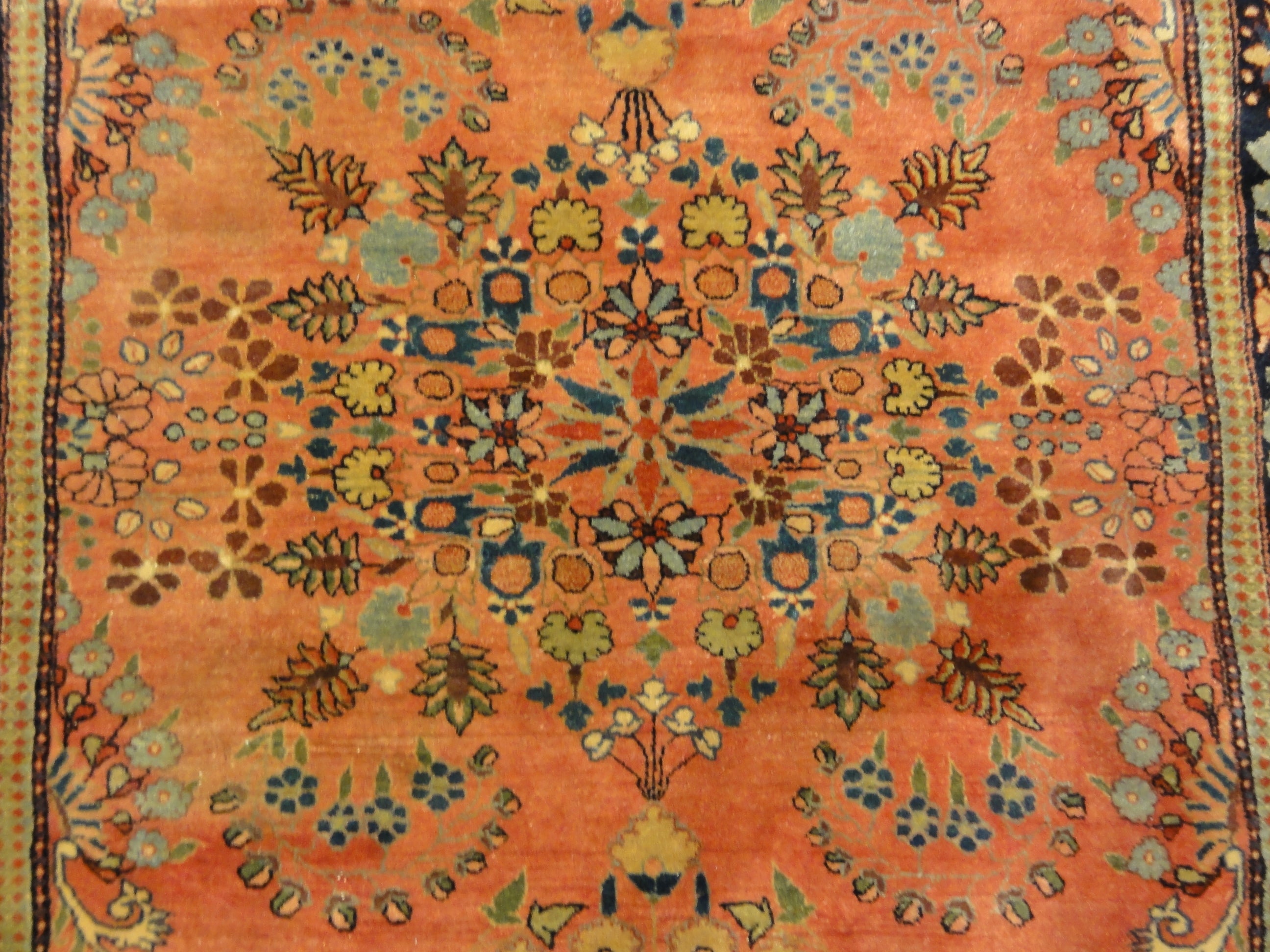 36229 Antique finest Mohajeran Sarouk in full pile