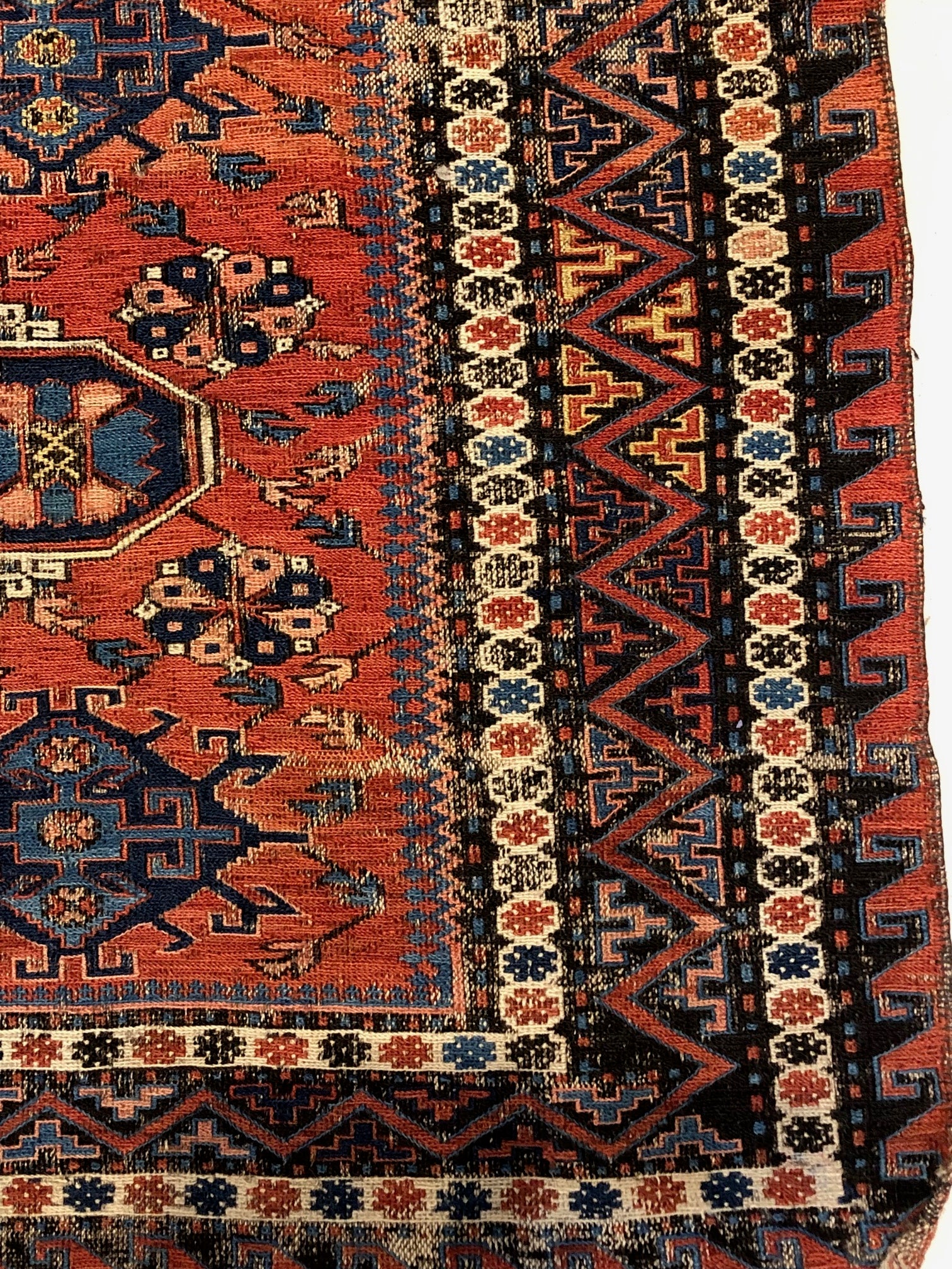 Antique Kuba Soumak Caucasian Rug 38229
