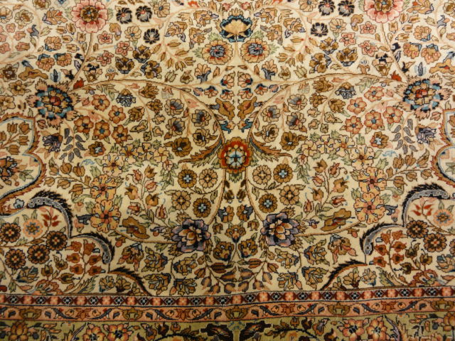 Finest in the world Silk Tabriz Garden of Paradise 30101