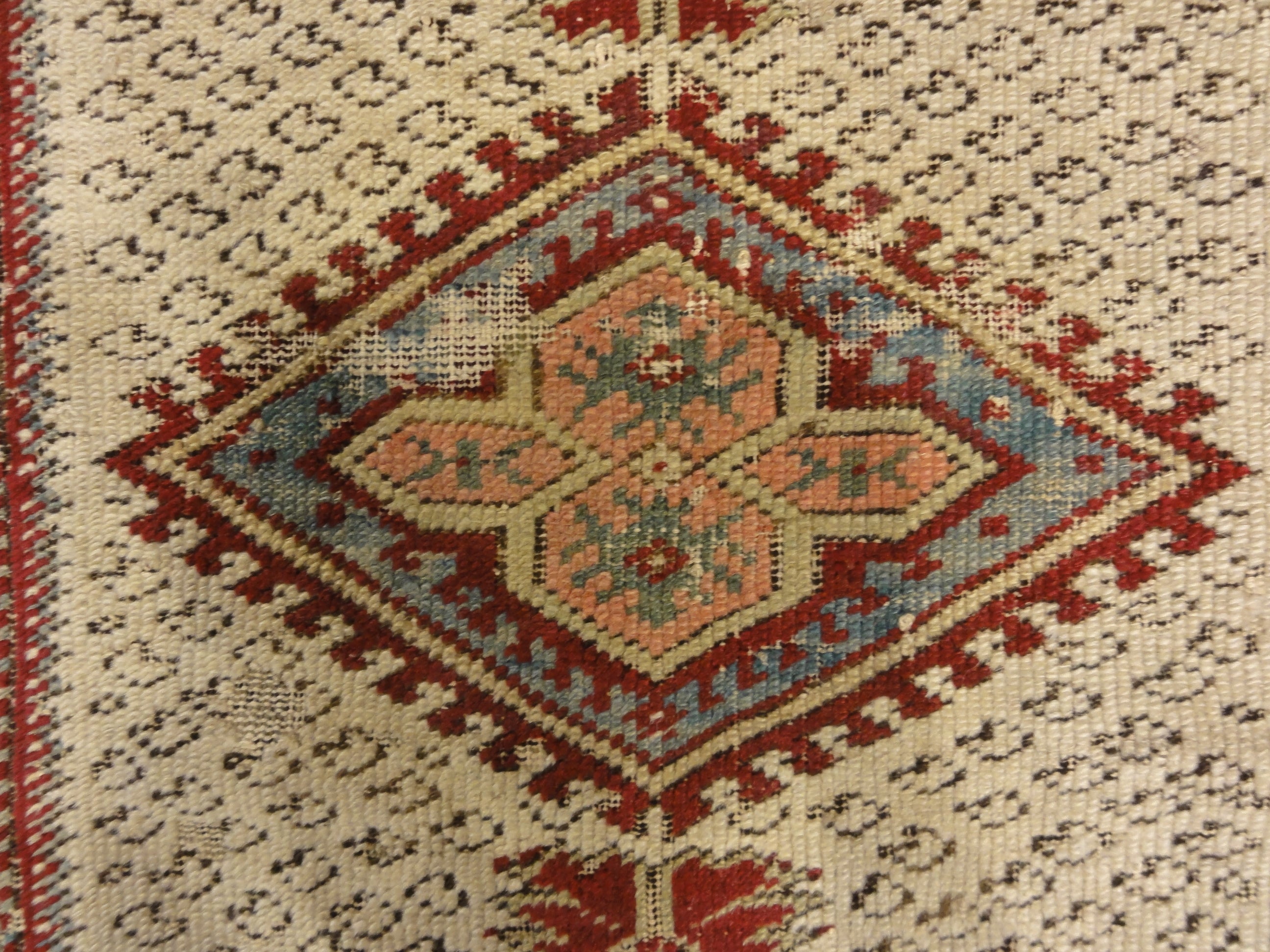 Antique Ghiordes Rug Circa 17th Century 30492
