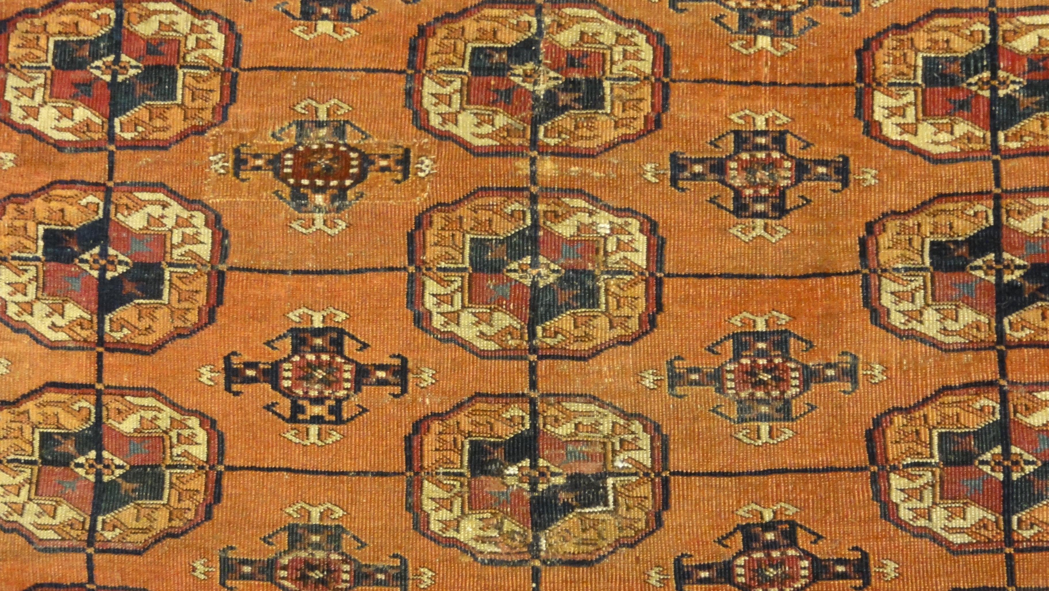 34593 Antique Turkaman Rug